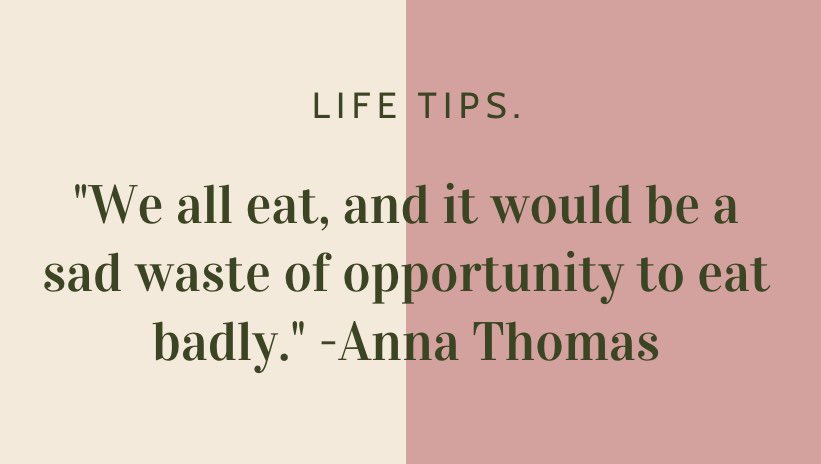 Letsdine1's tweet photo. Wise words from a wise woman @annathomascooks 

Fancy seeing which fine dining restaurants are worth the hype? 
Check out my site to find out more 👇🏽

https://t.co/WbB75WxRbQ
#foodfridays #foodie #finedining #life #tips https://t.co/bbkC829LqQ