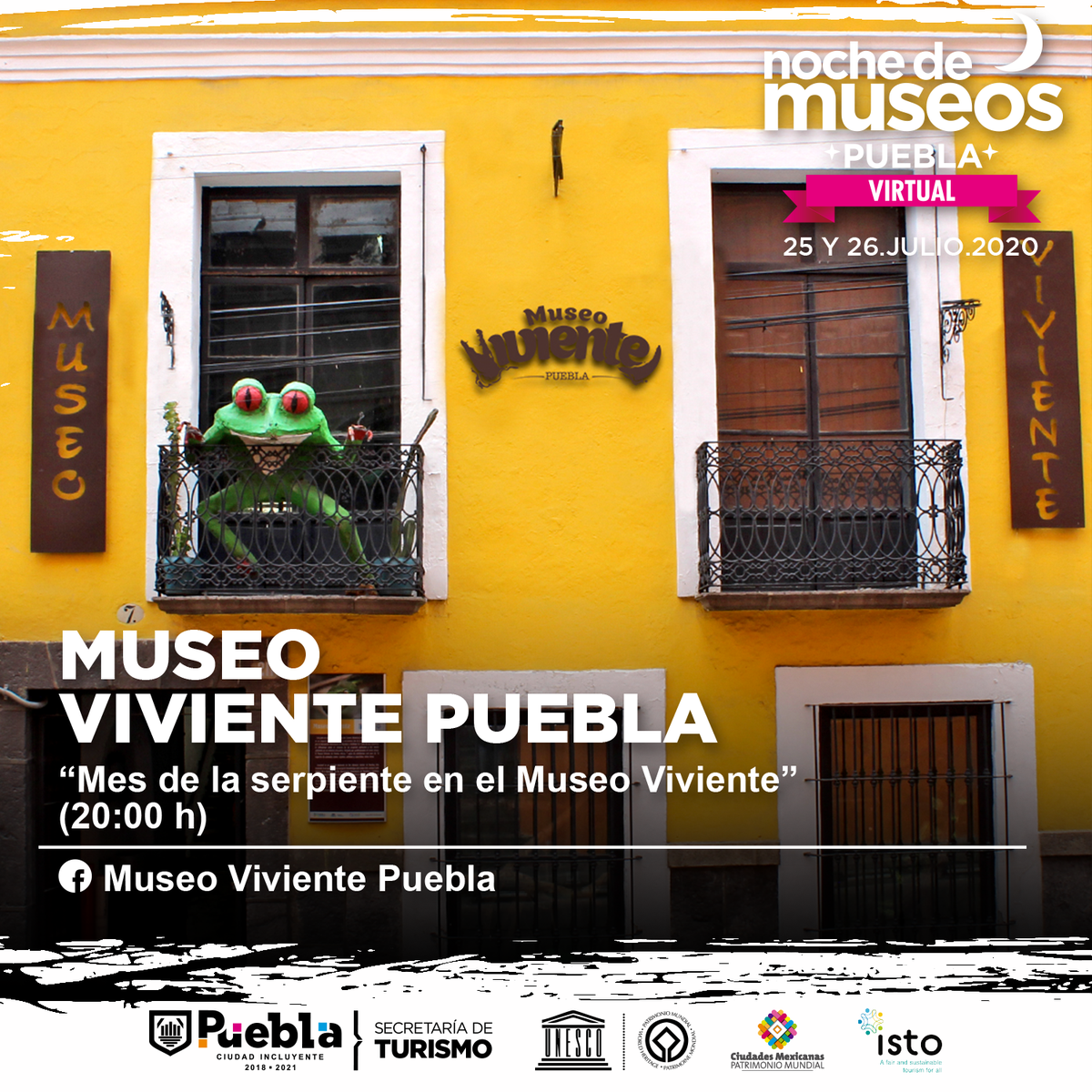 Noche_de_Museos's tweet photo. El próximo sábado 25 de julio #QuédateEnCasa y disfruta  #NocheDeMuseos ✨🖼️🏦

No te pierdas los especiales que prepararon 👨🏽👩🏻‍🦰👧🏻 👦 @MuseoViviente, @AutomovilPuebla @secretos_puebla y @Arbo_Terra 
 
Conéctate al Facebook de @VisitaPuebla: https://t.co/r8DJaDlrEf https://t.co/MGn7lv4x9n