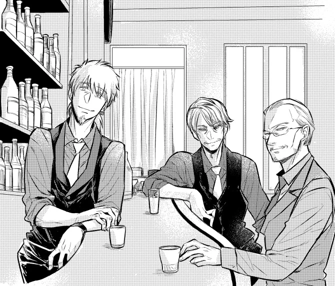うちのカルデアの三騎士代表勢。第1部の第3章くらいからずっとこの3人にはお世話になって…特にヘクおじがここぞというところで友誼の証明決めてくれて何度ピンチを脱したことか。有難うヘクおじ。あなたのおかげで1週間で第2部第1章から第3章クリアできました。おかげで大奥イベント間に合います。 