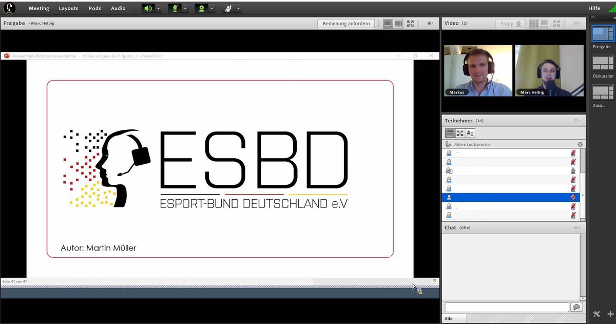 ESBD_Verband's tweet photo. Die zweite digitale ESBD-Trainerausbildung in Kooperation mit @actimonda ist heute gestartet. Im dreitägigen Online-Lehrgang geht es um die Grundlagen des E-Sport-Trainings. 

Vom 18.-20. September findet der nächste Termin statt. Für mehr Informationen: https://t.co/LJGL5F2LHx https://t.co/rh0YxBYpta