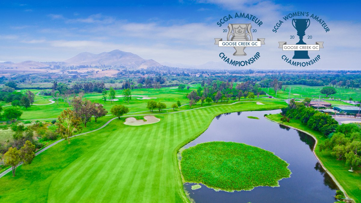 thescga's tweet photo. For the first time ever, this year’s SCGA Amateur and SCGA Women’s Amateur Championships will be played concurrently during the week of Aug. 17-20 at Goose Creek GC in Jurupa Valley. #SCGAAM #SCGAWomensAM

UPDATED CALENDAR: https://t.co/3efYkvWbKy https://t.co/bZTQPUk0hi