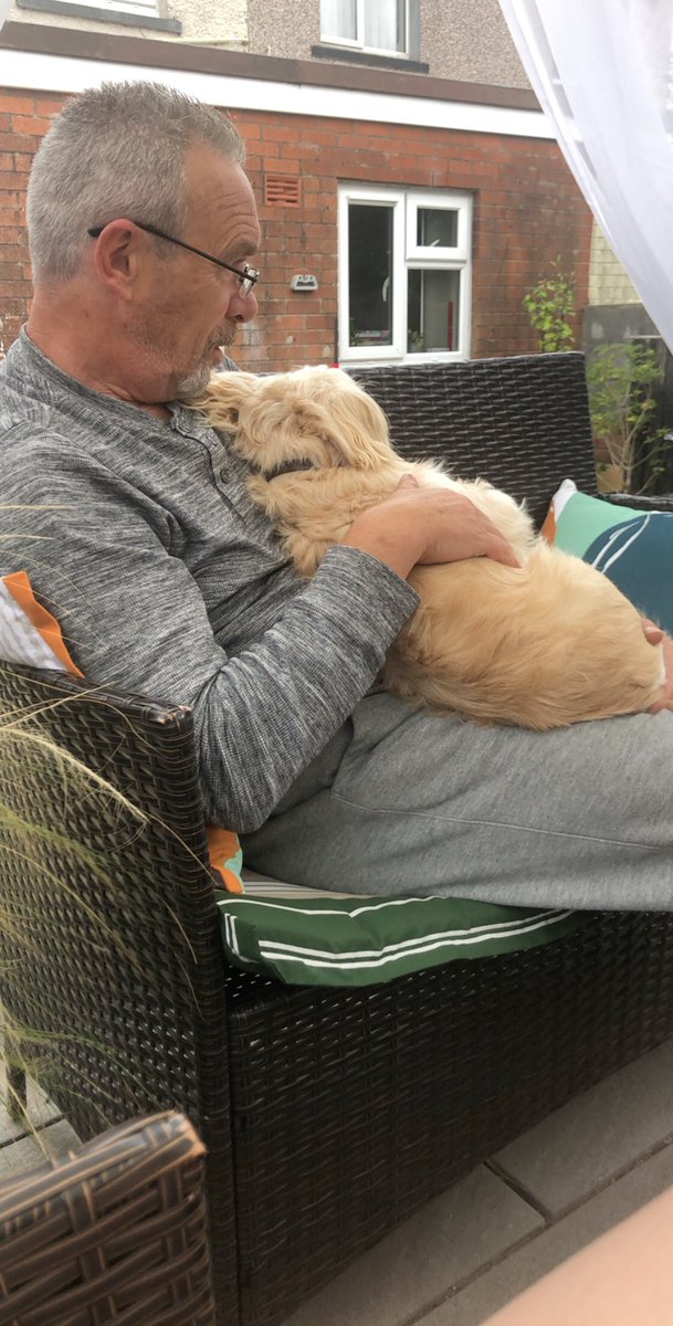 EleJamess's tweet photo. My dad: I don’t ever want another dog. 

Also my dad: https://t.co/jmLil9LxL0
