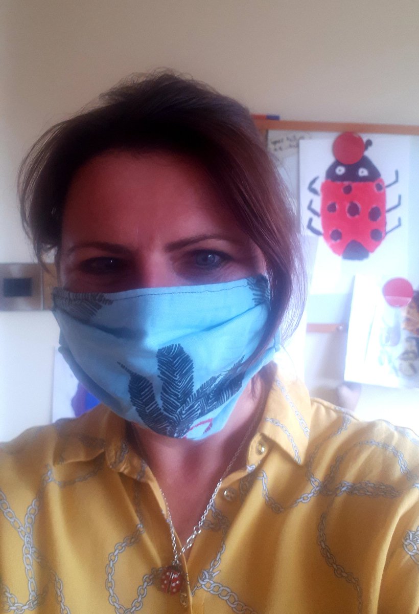 A lovely lady made this for me when I was out #volunteering with food boxes xx #ThankYou

I wear it & wash it 😷

A #ladybird one would be nice mind you 😏 🐞

#WearAMask 
#StaySafeSaveLives