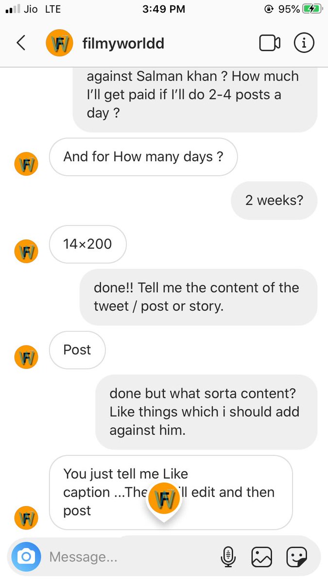 BeingChinu1's tweet photo. 200Rs Per Day for Spreading Fake News Against #SalmanKhan
&amp; Now They are Tired Of Paying This Much Money to the Pages

This Is How Salman Was Unnecessarily dragging In #SushantSinghRajpoot Case, Now whn Evrythng was Clr dat Salman Has nthng 2 do in SSR Case

Means While Haters 👇 https://t.co/xInSuXuwXw