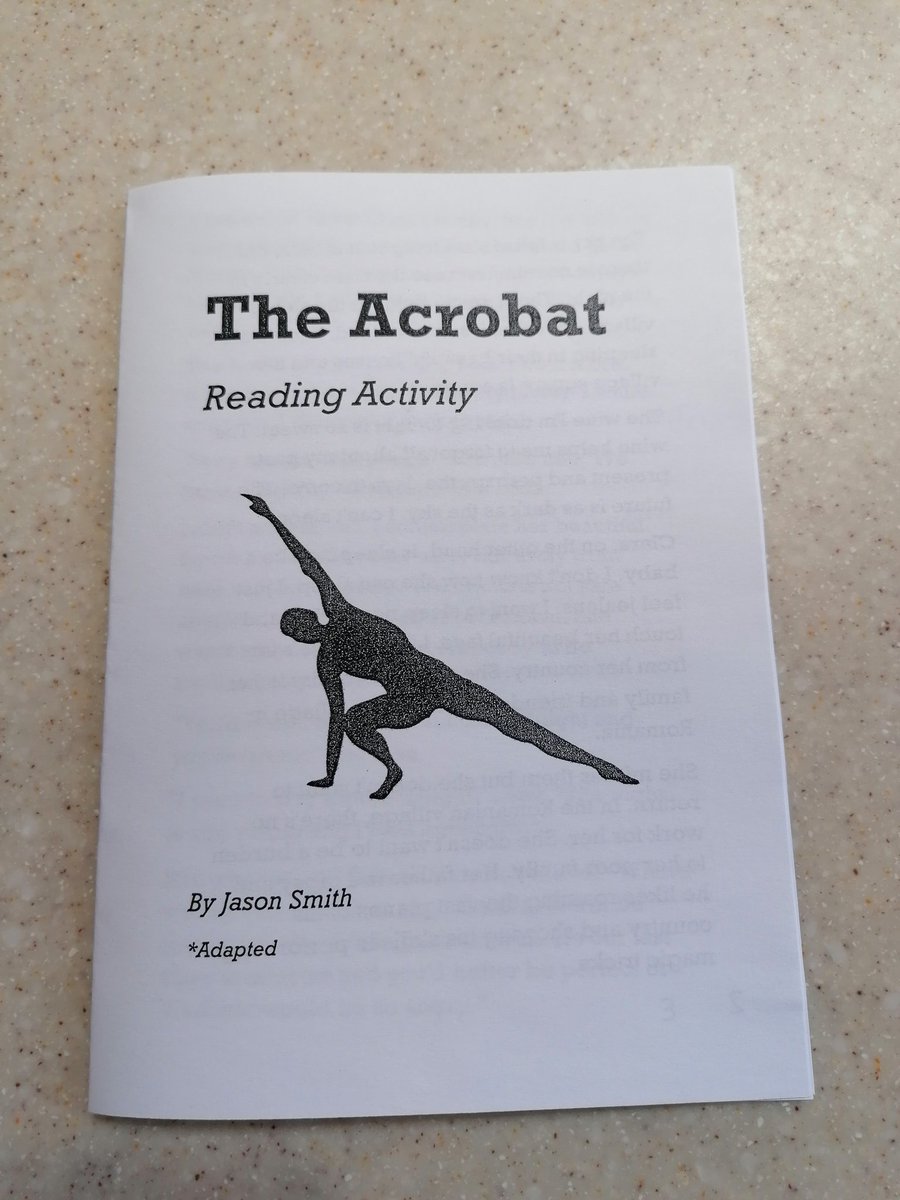 CharbelTorbey's tweet image. The Acrobat. Short story, a reading activity. All levels.
Now available.
#LearnEnglish #RdgMaterial #MyEnglishClass