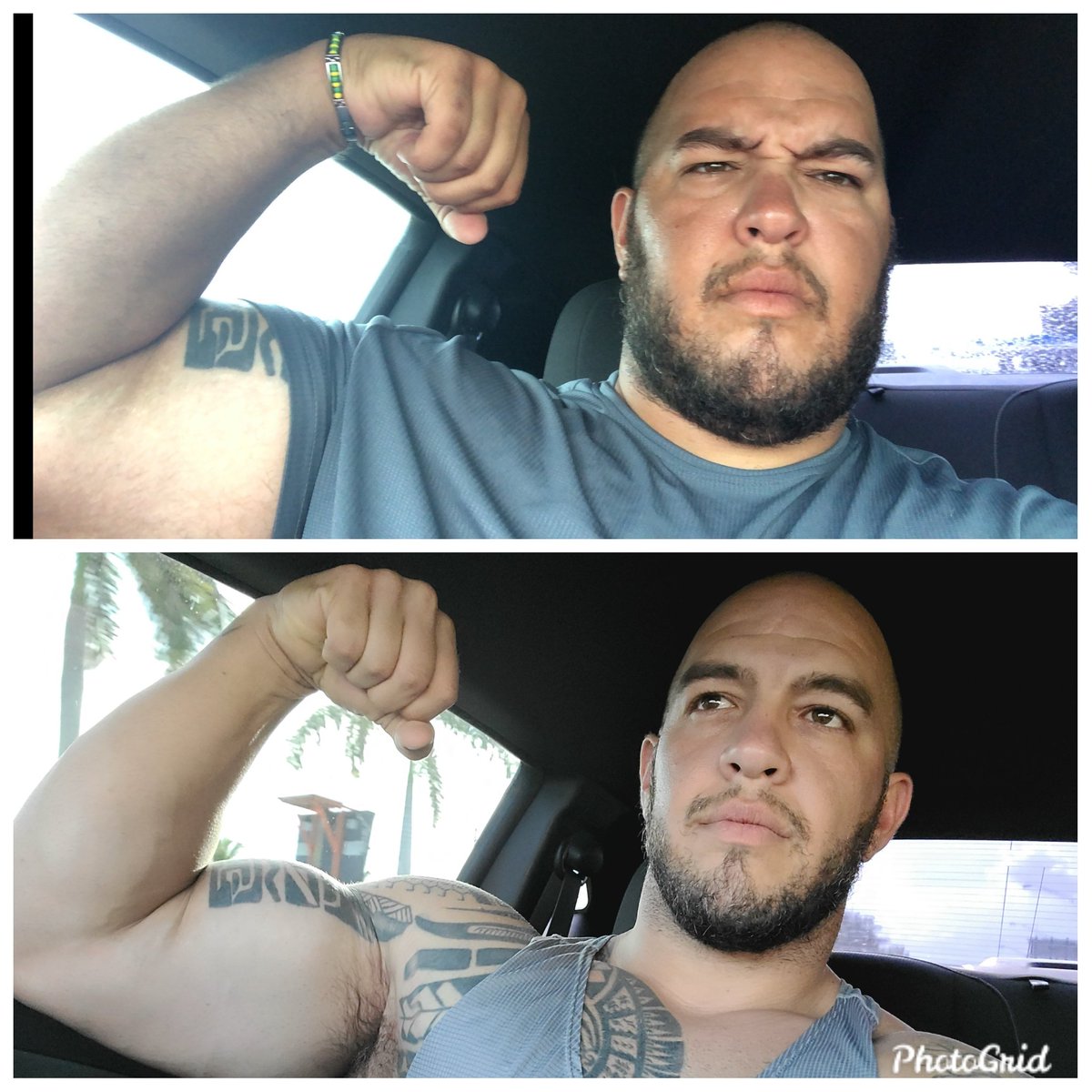 PoppaJace's tweet photo. 1 Year later..... no long caption, no magic pill, no secret wokrout. Just don't stop showing up...#WorkHardPlayHarder https://t.co/9XGA00ROj6