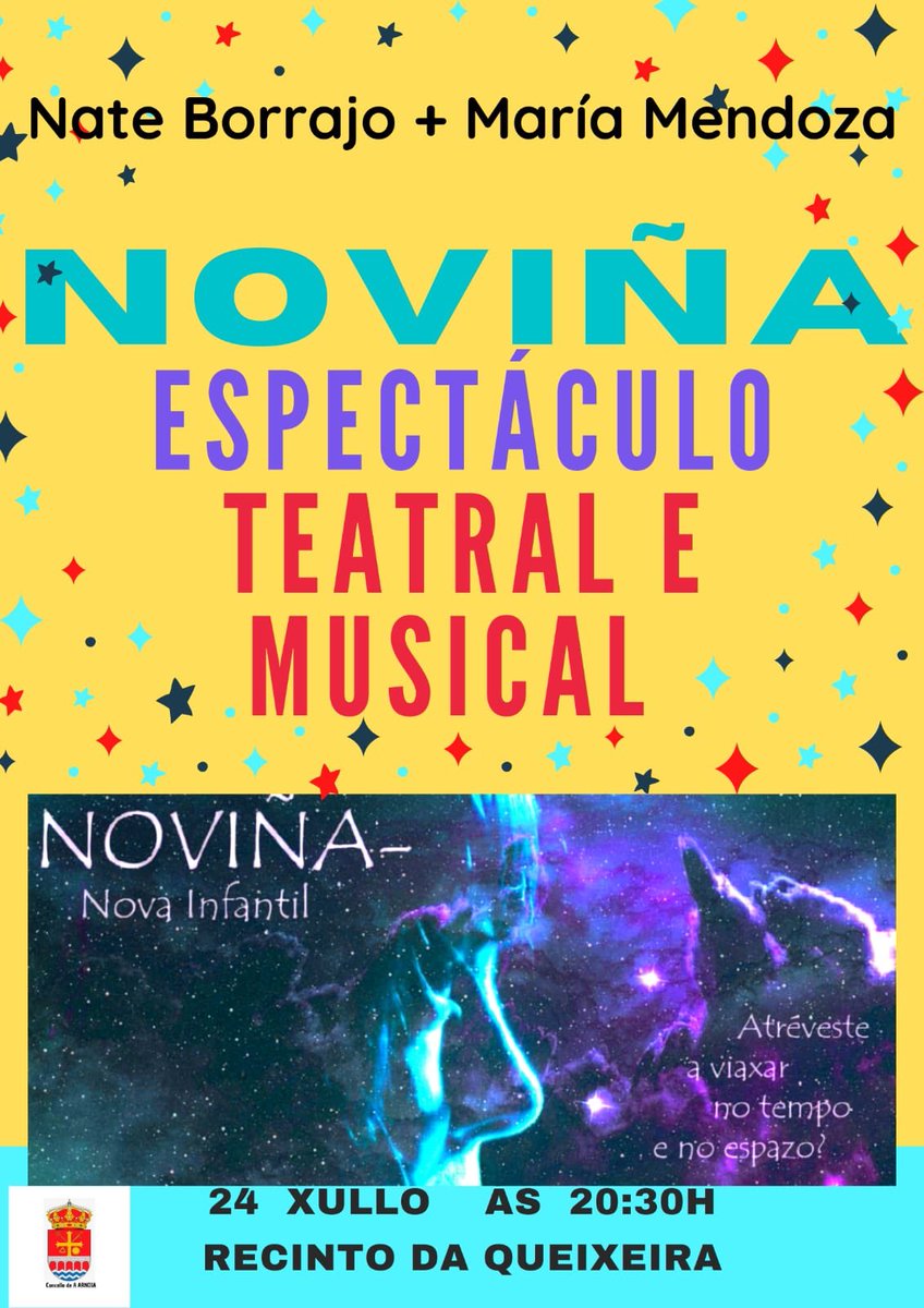 A quen non lle apetece viaxar segura?? Engalanamos coa música de <a href="/MMendozaPiano/">María Mendoza</a> ás 20:30h en #Leiro!! Estrelas, planetas e música!