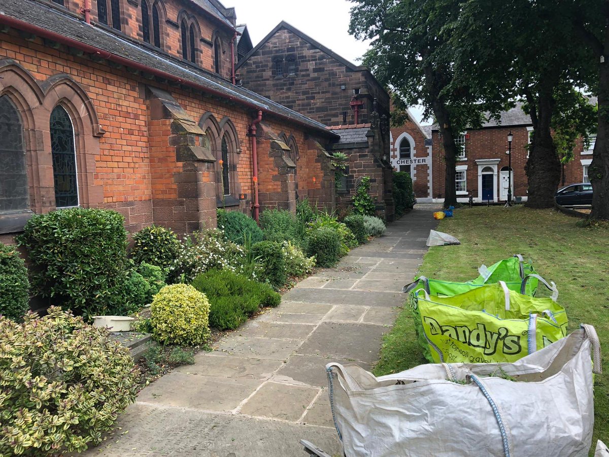A small team from Christ Church have been busy tidying up the church grounds this week. Thanks so much Wendy, Rob, Matt, Tom and David. It looks great!