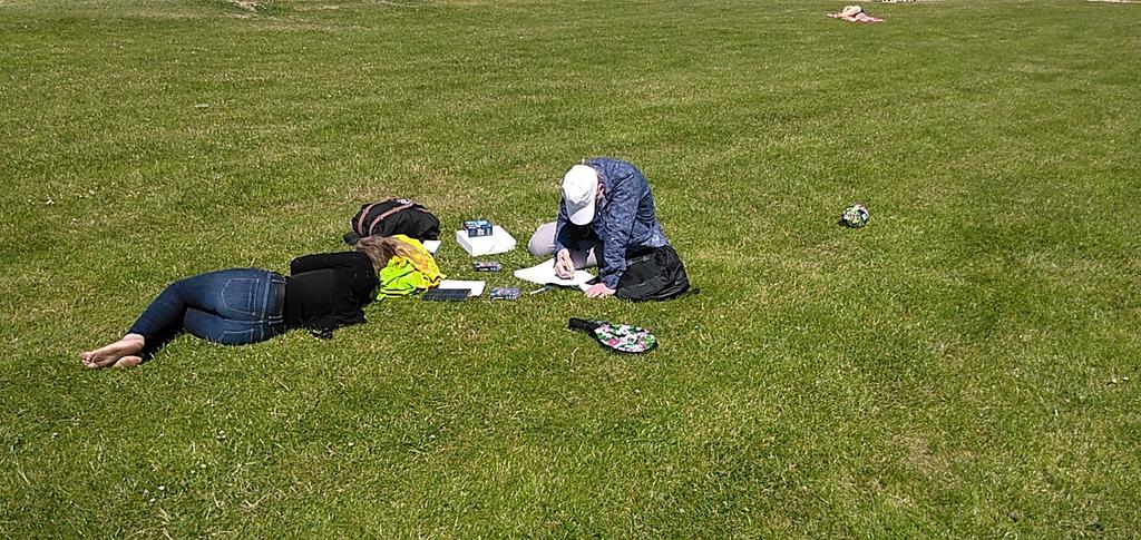 So schön kann Arbeit sein :) und nachher wird noch ordentlich getestet