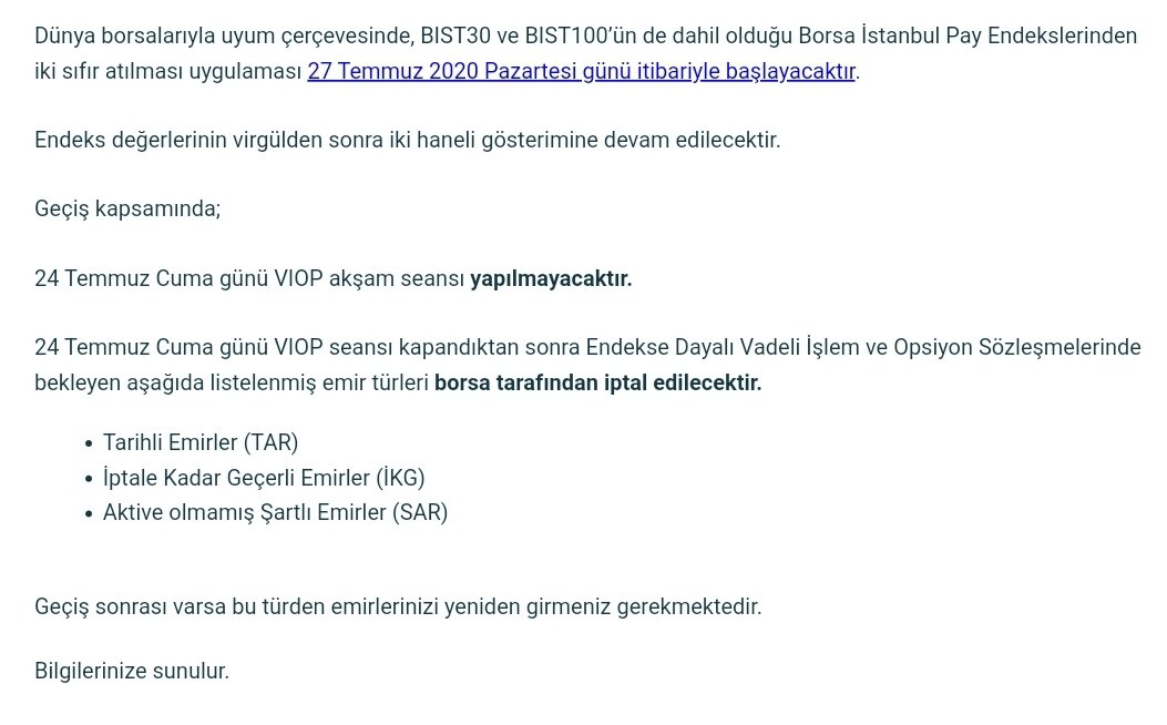 #bist100 #bist30 borsadan 2 sıfır atılıyor. Açıklama 👇 #borsa #yatirim #hisse #dolar