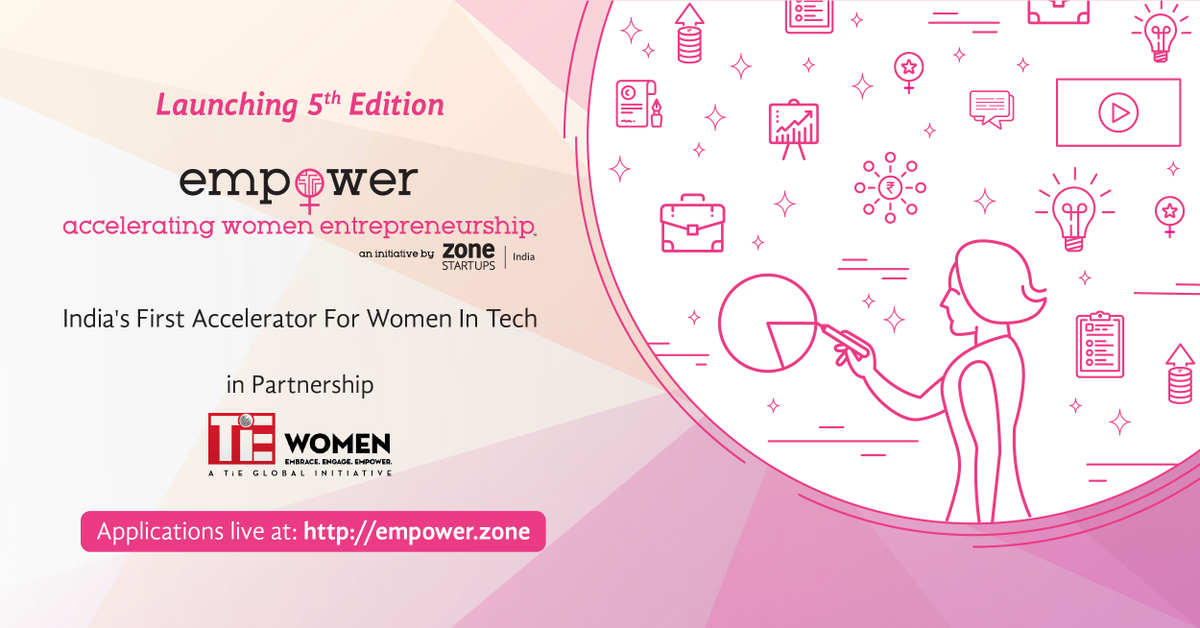 Announcing the launch of empoWer 5th Edition in partnership with TiE Women. This year the program will support women founded startups through a 2-month accelerator program. 
Applications open at empower.zone.

#startups #womenentrepreneurs #TiEWomen #empoWer #TiEGlobal