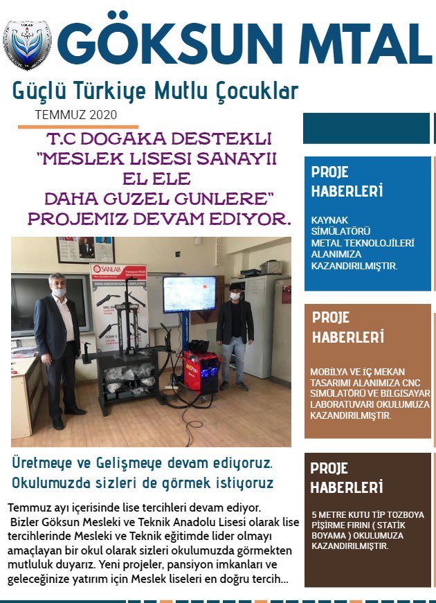 Üretiyoruz çünkü Meslek Liseliyiz