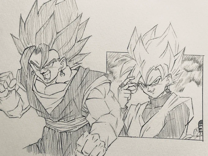 我VS闇
#ドラゴンボール #ベジット #ゴクウブラック 