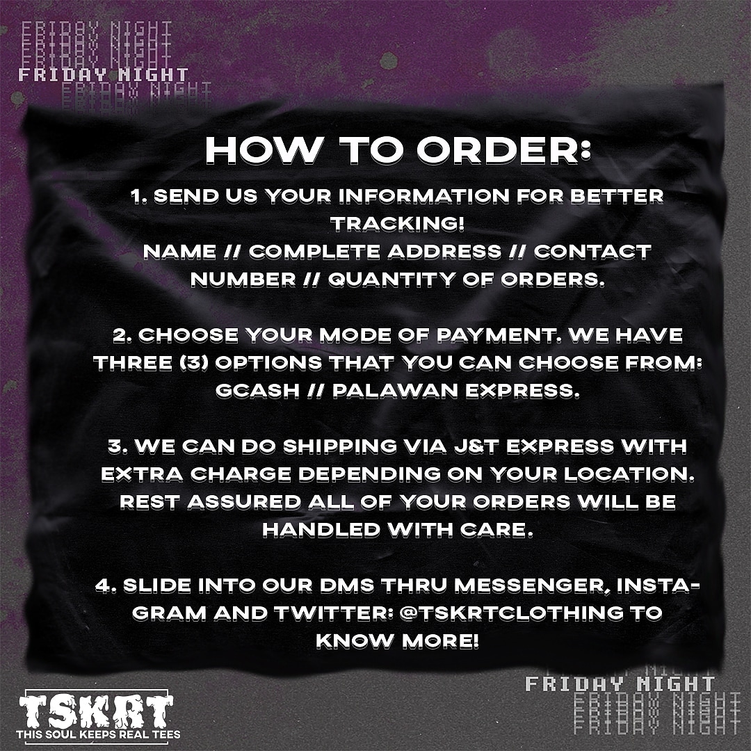 tskrtclothing's tweet photo. FIRST DROP FOR OUR FRIDAY NIGHT COLLECTION
MAGAT IS NOW OPEN FOR PRE-ORDERS!!! WE ALL MISS OUR FRIDAY NIGHTS SO GRAB THIS CHANCE TO BE LIT EVEN WHILE ON QUARANTINE  FOR ONLY PhP 499.00 DRINK RESPONSIBLY. DON'T SPILL IT! 

DM US YOUR ORDERS NOW @tskrtclothing on fb, ig and twt https://t.co/Pr2uRkPtd7