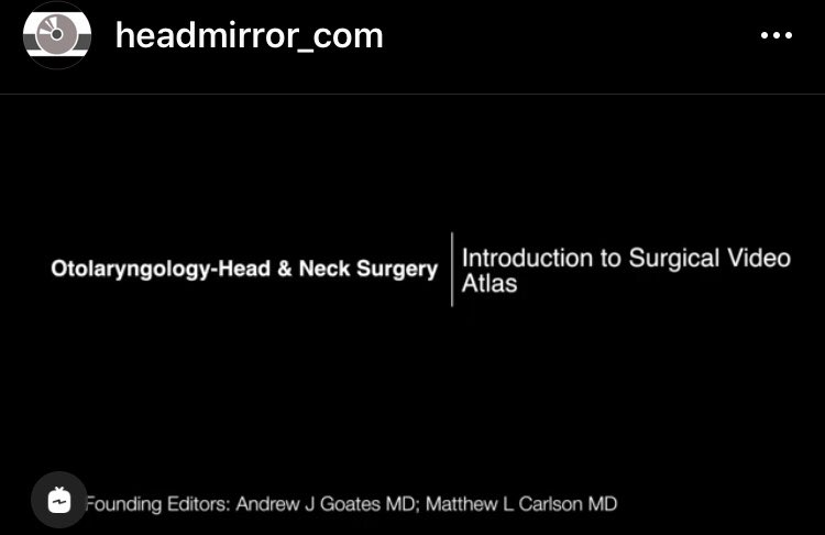 headmirror_com's tweet photo. New post on our Instagram/IGTV page about the impetus of our surgical atlas! Check it out! ☑️ https://t.co/W61GdyHkpA