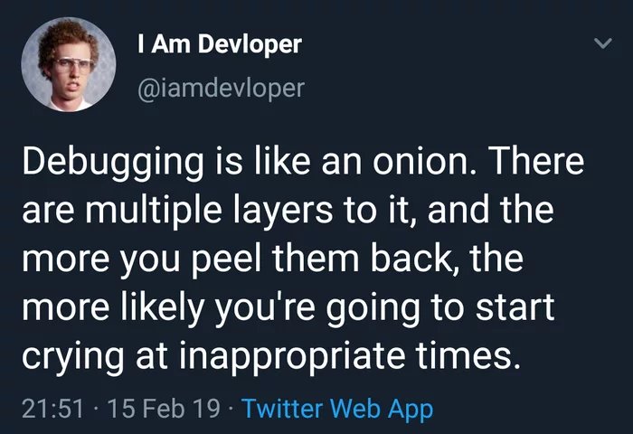 programemes's tweet photo. Debugging goes brrrrr

Source: https://t.co/Lr8tuhV8tk https://t.co/4yJD9Fs244