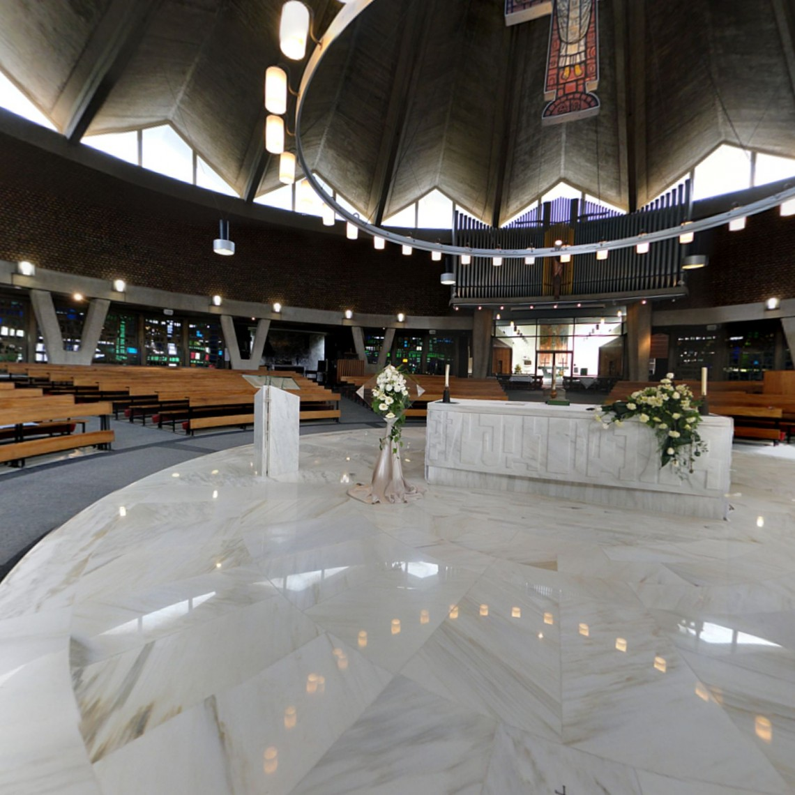 Round 1, Bracket L: Stanbrook Abbey Church VS St Mary’s, LeylandSt Mary’s, Leyland (1964):