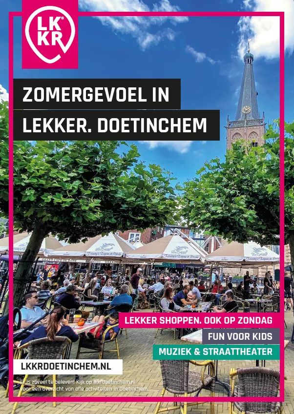 🛍 Zondag 26 juli is het #koopzondag in #lkkrdoetinchem! Ook op deze laatste zondag van maand zijn alle winkels in de binnenstad geopend van 12-17.00 
🚗 Parkeren op zondag #gratis! Ook in de P-garages kun je de laatste zondag van de maand gratis parkeren van 10.00 - 18.00 uur.