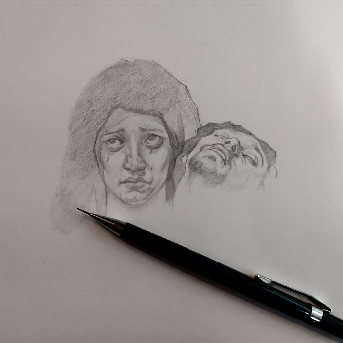 with1eye's tweet photo. Work in progress
Tags: #artistsontwitter #artworld #artist #artwork #artlover #artstudy #wip #workinprogress #bugro #graphite #graphic #portrait #pencil #onpaper #finearts #artshare #art https://t.co/hMdP9s6ea0