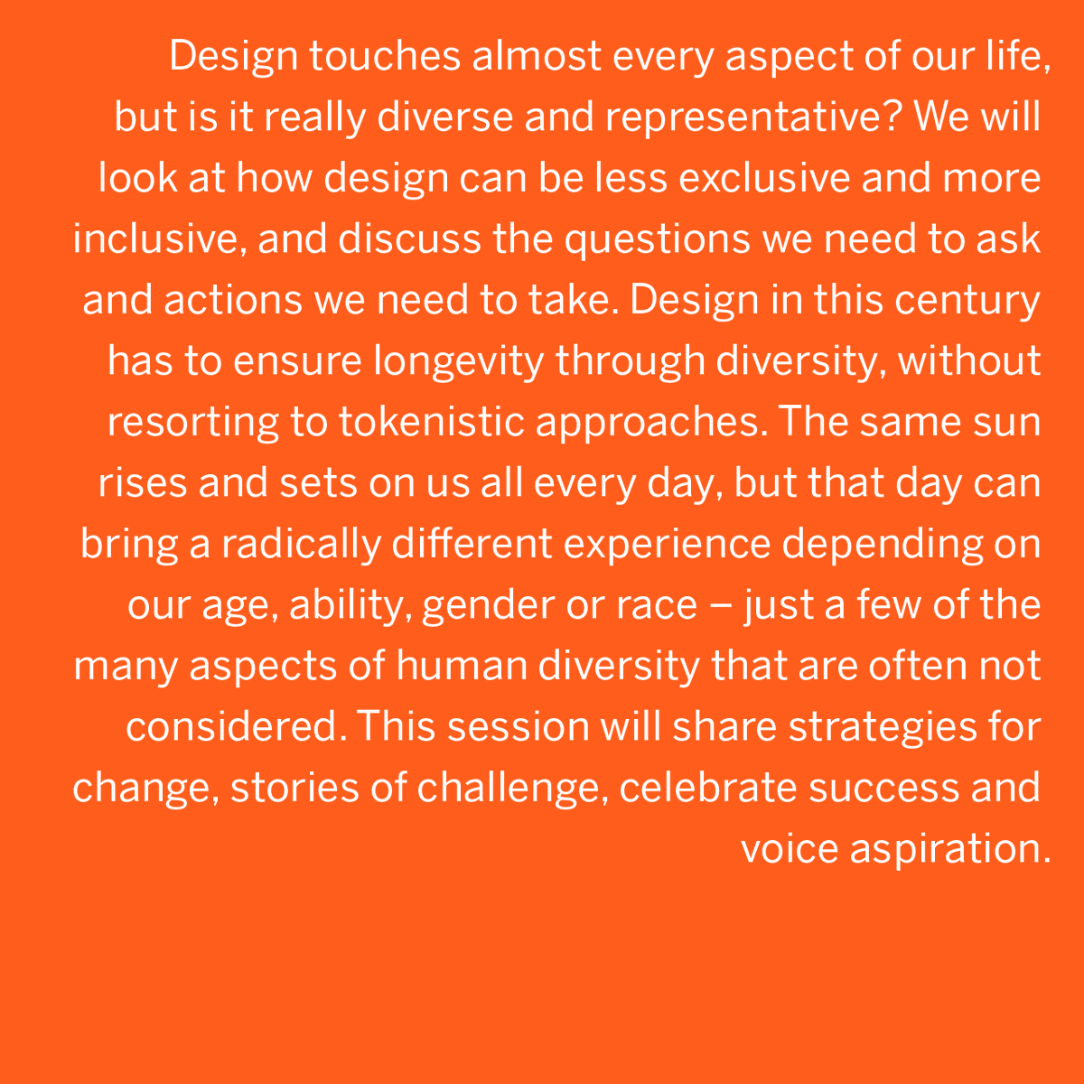 RCAShortCourses's tweet photo. Exclusion! Why Design should be doing more. Join @HHCDesign @RamaGheerawo on 30 July 5pm BST IN SESSION with Dori Tunstall, Carole Bilson &amp; Mark Rutledge about how design can be more inclusive &amp; share strategies for change.

Register today: https://t.co/SzNPBpzjO6 https://t.co/DnIZHeCziU