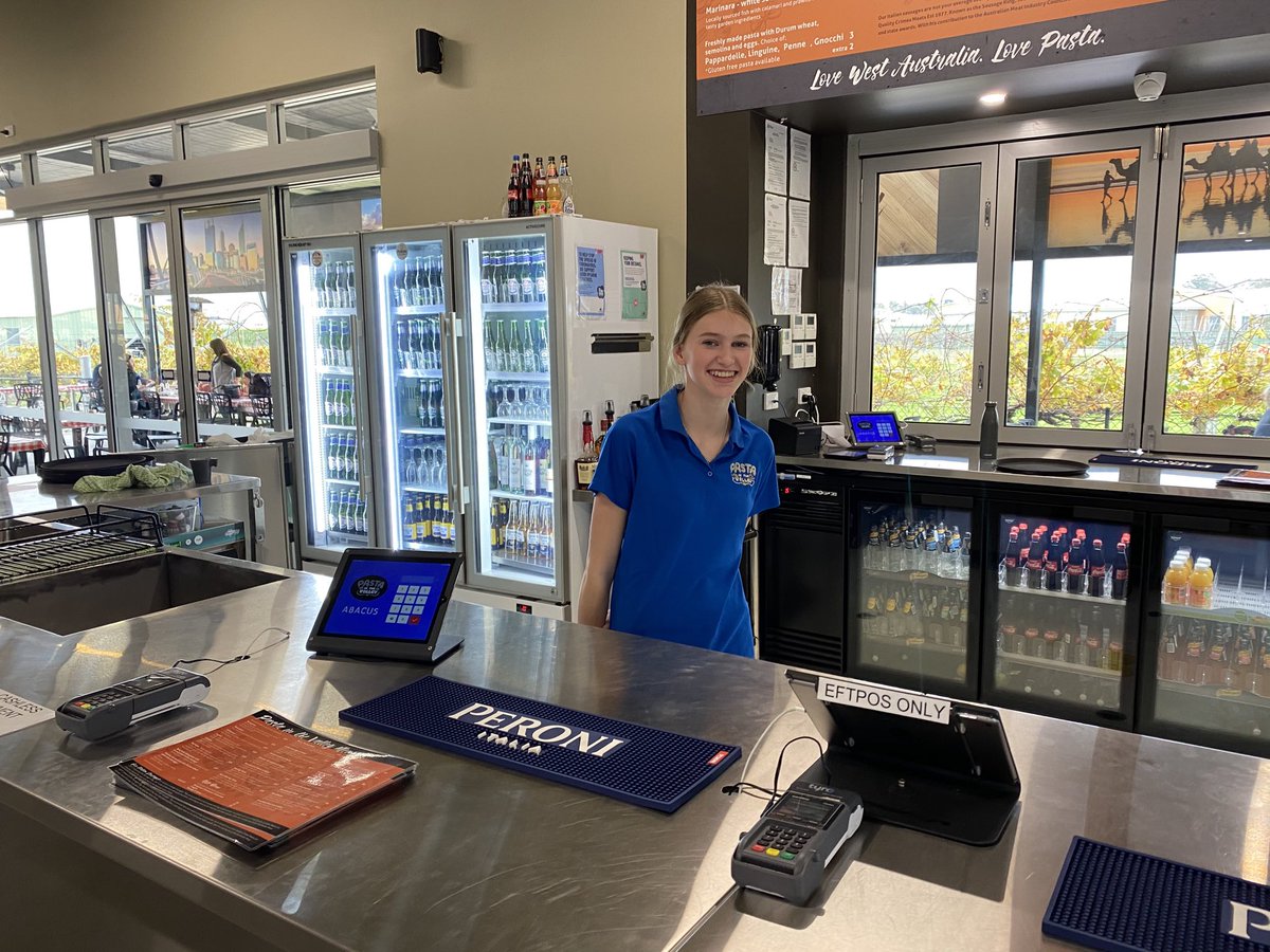 Cloudifi's tweet photo. Pasta In the Valley is going great guns with Abacus driving their operations since their opening! Making good use of kitchen display screens and waiter-pads all sitting on an @meraki wifi network. https://t.co/q0xHFBogRB