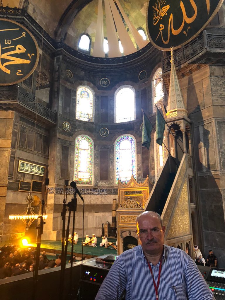 Gürsel Baran (@gurselbaran) on Twitter photo 86 yıllık hasret vuslata döndü.
Ayasofya-i Kebir Cami-i Şerifi içinde Cuma namazımızı eda ettik
Rabbime şükürler olsun. Cumhurbaşkanımız Sn. <a href="/RTErdogan/">Recep Tayyip Erdoğan</a> başta olmak üzere Emeği geçenlerden Allah razı olsun.
Elhamdülillah #AyasofyaCamii 86 yıllık hasret vuslata döndü.
Ayasofya-i Kebir Cami-i Şerifi içinde Cuma namazımızı eda ettik
Rabbime şükürler olsun. Cumhurbaşkanımız Sn. <a href="/RTErdogan/">Recep Tayyip Erdoğan</a> başta olmak üzere Emeği geçenlerden Allah razı olsun.
Elhamdülillah #AyasofyaCamii