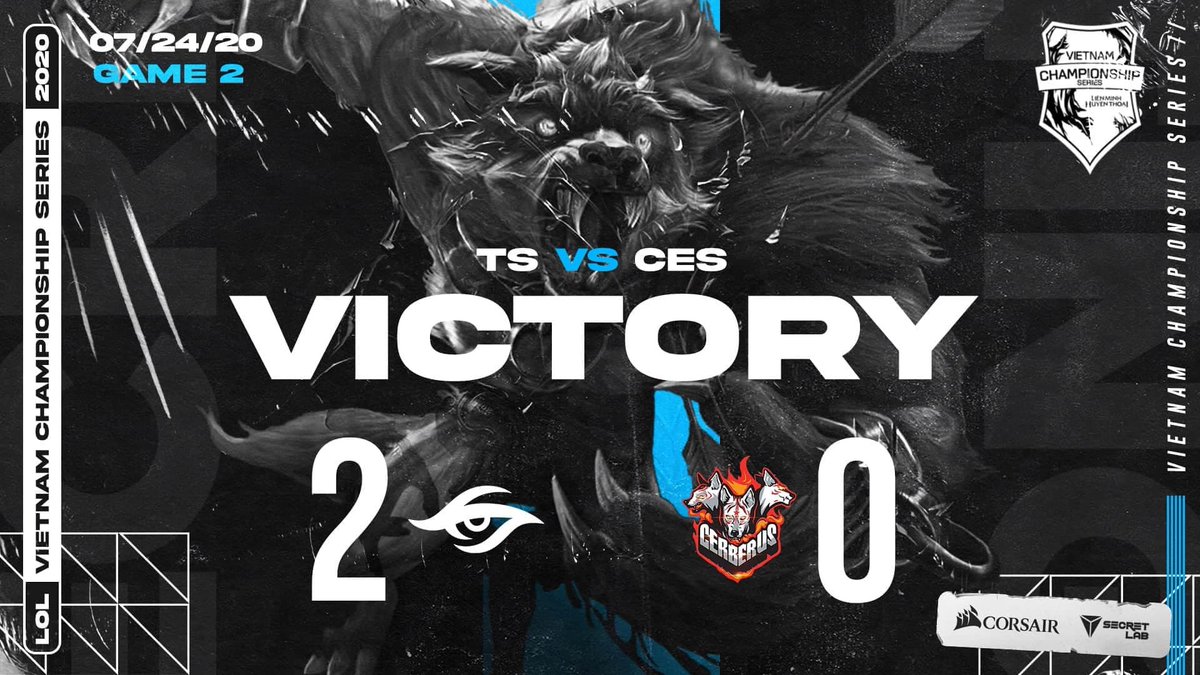 teamsecret's tweet photo. Another victory for our #SecretLoL boys 🥳 We take this series against Cerberus with a clean 2-0 score, on to the next one! 🙏 #VCS2020
🔗 https://t.co/jOtg3G4IMU https://t.co/YBqsU0gEXC