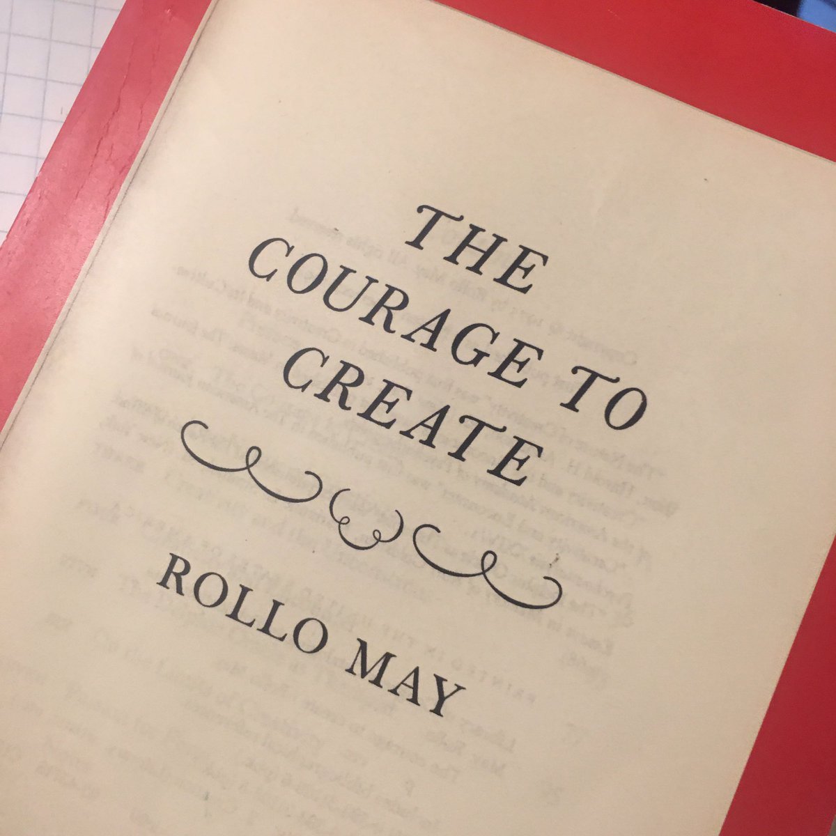handdrawnmfa's tweet photo. “Creativity is not merely the innocent spontaneity of our youth and childhood; it must also be married to the passion of the adult human being, which is a passion to live beyond one’s death.” - Rollo May, “The Courage to Create.” https://t.co/1umahGuVse