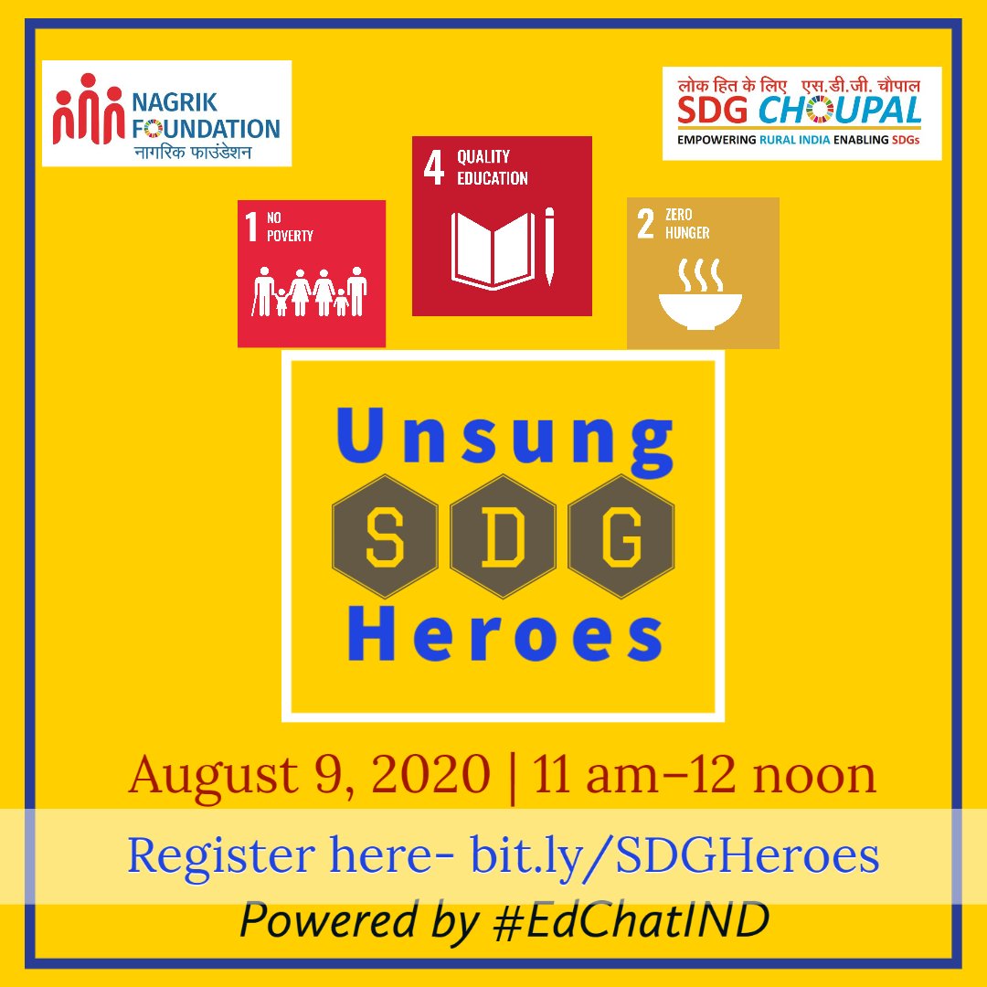 edu_sdg's tweet photo. Gear up for our first event!
The first webinar focuses upon SDG Goal 1 & 2! The speakers will share insights about their work & inspire to integrate the global goals in the curriculum.
Register for the same on the link below
https://t.co/rLlCj5NdjJ
#unsungsdgheros @sdgchoupal https://t.co/1FIp4cQCoH