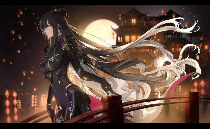 工作图～～
这次画了战双帕弥什的皮肤海报
?深海少女-丽芙
?幽涧青卞-比安卡 