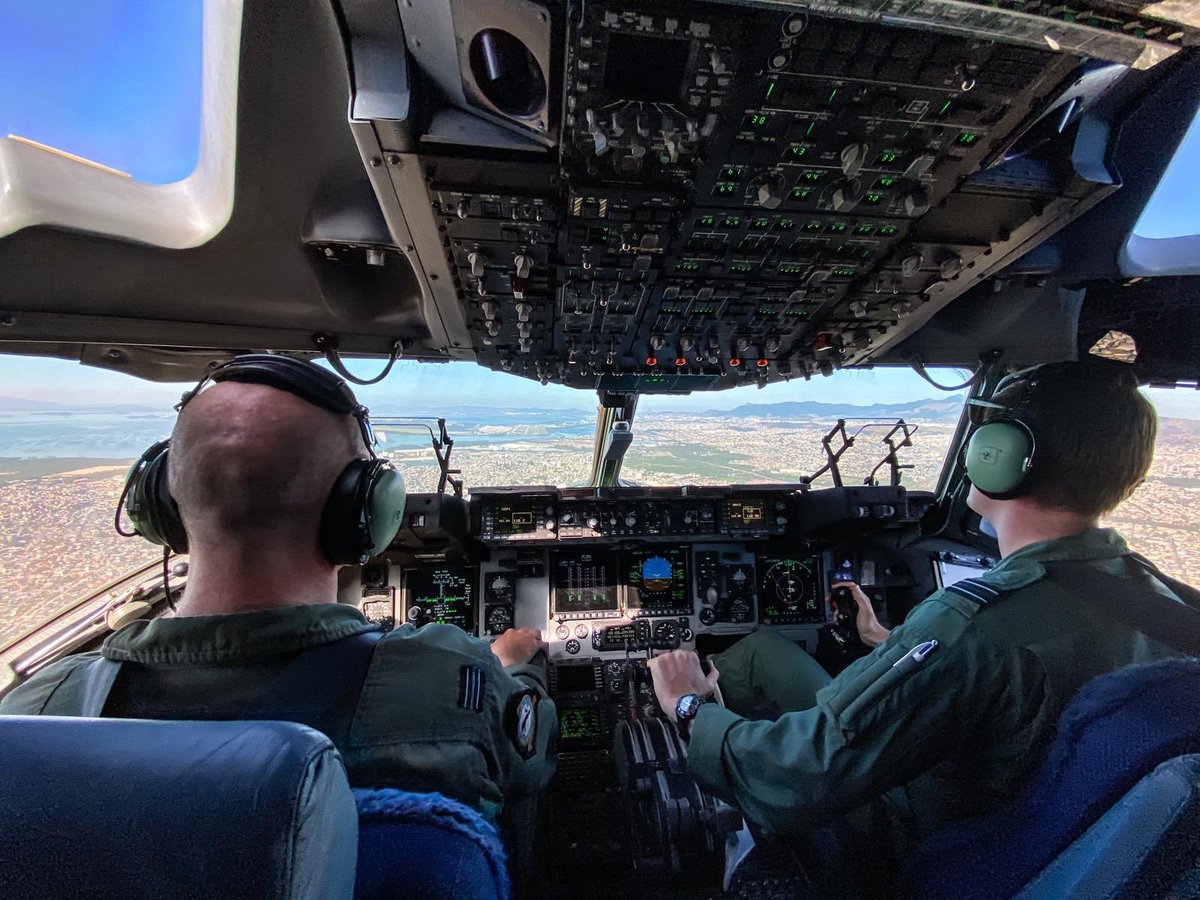 The aircraft is operated by a crew of 3 - pilot, copilot and loadmaster.