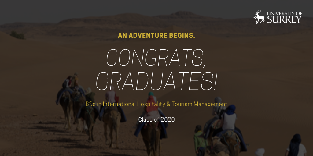 SHTMatSurrey's tweet photo. Congratulations to all our @SHTMatSurrey #IHM graduates you just celebrated with us! #IOHclassof2020 #HOSPITALITYClassof2020 #HOSPITALITY2020 #HOSPITALITYatSurrey https://t.co/zhF8uM1Eir