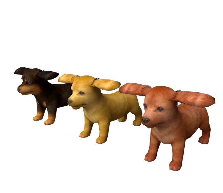 puppymarten's tweet photo. nintendogs t-pose https://t.co/rOAMQV9LjJ