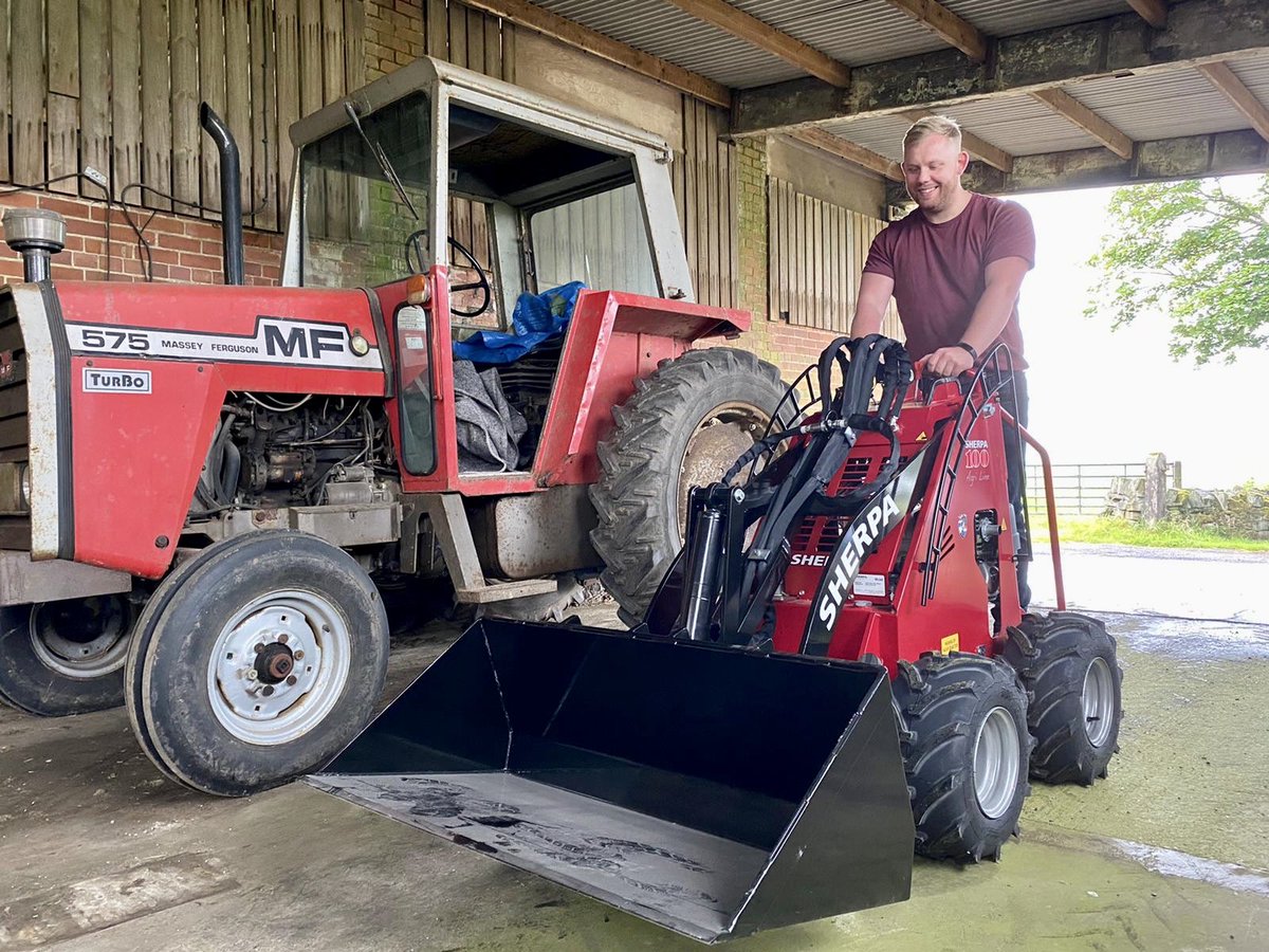 James will be using his new SHERPA #miniloader for working in small spaces within his #Agricultural &amp; #Equestrian Contracting business.
