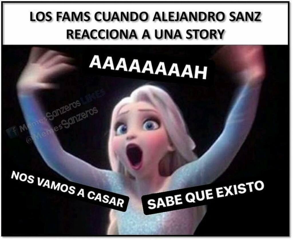 Así somos nosotras 😂😂😂

#Repost <a href="/memessanzeros/">@MemesSanzeros</a>
・・・
Te enseñaré a decir te quiero sin hablar ❤️❤️
<a href="/AlejandroSanz/">Alejandro Sanz</a> 😍#AlejandroSanz #HumorSanzero instagr.am/p/CDBewLmjAet/