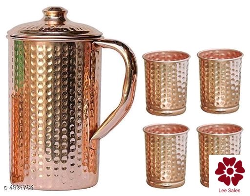 LeeSales8's tweet photo. Catalog Name : *Elegant Trendy Copper Water Jug &amp; Glasses Vol 1*

Material: Copper

Capacity : Jug - 2000 ml ,Glass - 250 ml Each 

Description: It Has 1 Piece Of Jug &amp; 4 Pieces Of Glasses 

No Of Products: 4

Easy Returns Available In Case Of Any Issue
*Proof of Safe Delivery https://t.co/clPtgMtSi0