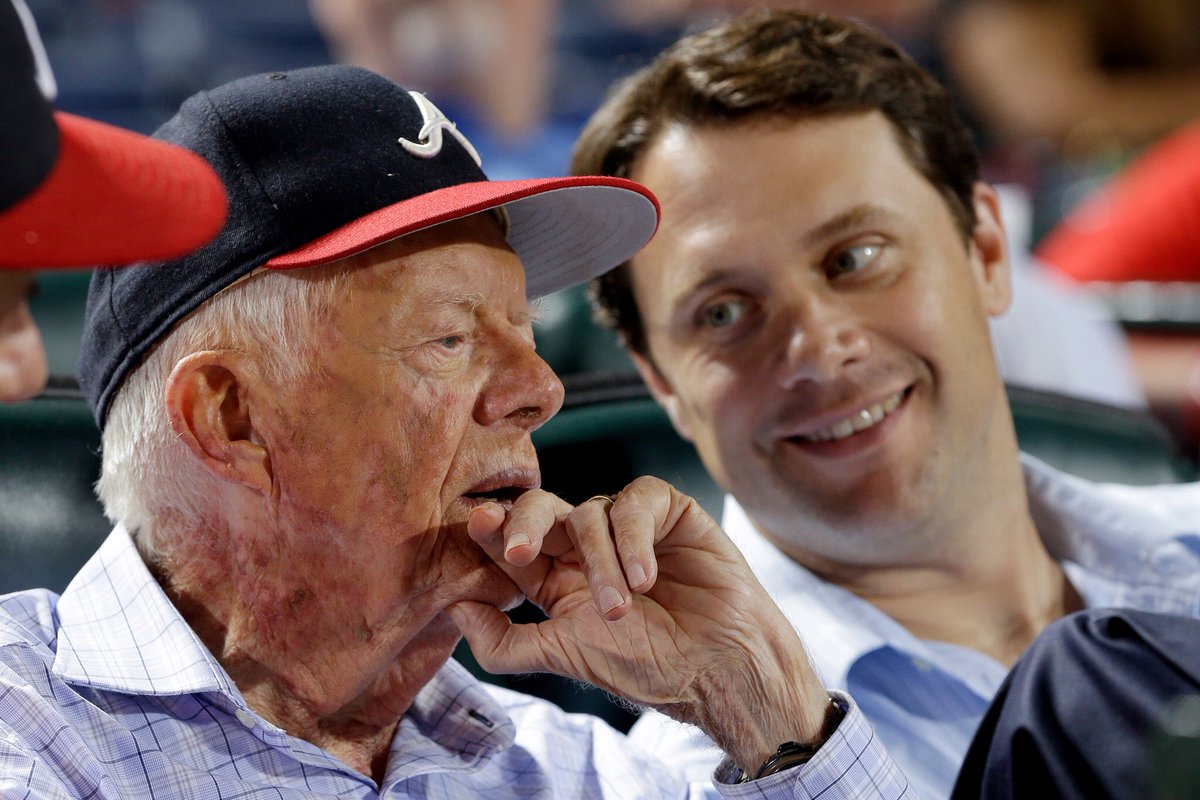 My grandfather’s 95; he’s been President, and still has <a href="/ronaldacunajr24/">Ronald Acuña Jr.</a> action figure on his desk! <a href="/Braves/">Atlanta Braves</a> we’re all kids on #OpeningDay