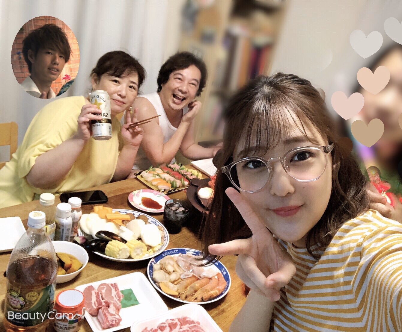 あらい太朗 今日は妻の誕生日です 焼肉パーティーです おめでとう お兄ちゃんは仕事で欠席