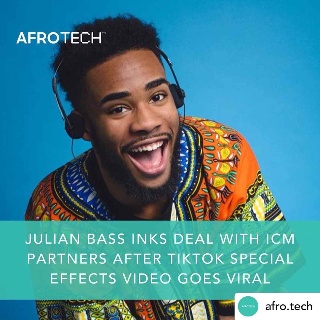 #julianbass Posted @withregram • @afro.tech Special effects artist, actor, writer, producer, and director, @thejulianbass posted a visual effects (VFX) video on his TikTok to pay homage to some of his favorite superheroes, #BlackExcellence #BlackTech #BlackInBusiness