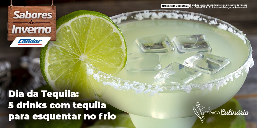RedeCondor's tweet photo. Arriba! Neste #DiadaTequila, aprenda 5 drinks maravilhosos com essa bebida mexicana no #BlogCondor! 🍹🤩 Além esquentarem no friozinho, você pode aproveitar o #SaboresdeInvernoCondor e encontrar todos os ingredientes para os preparos. Acesse: https://t.co/4Es0xqTQCB. https://t.co/3HV3OsJDDU