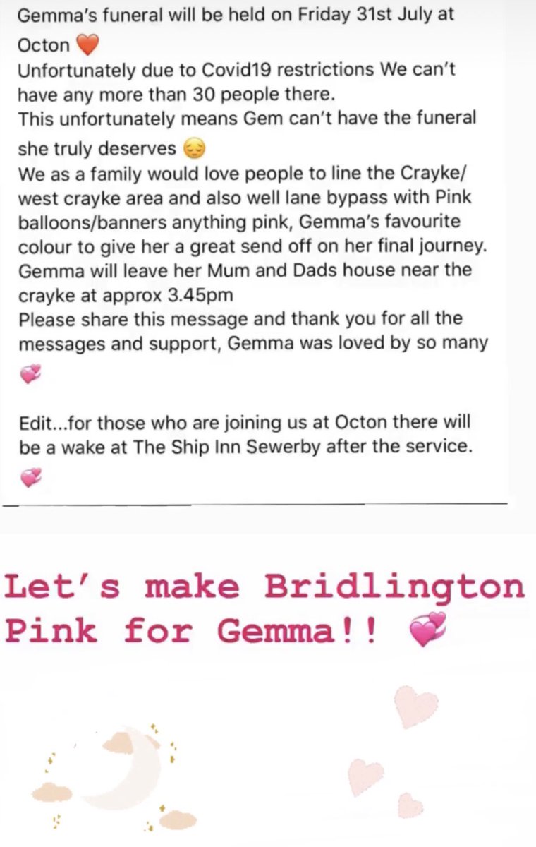 danny_sisson's tweet photo. Please can people in #Bridlington RT this so as many of my sisters friends and well wishers have the chance to see it. Thank you. https://t.co/VVyhLqekj5