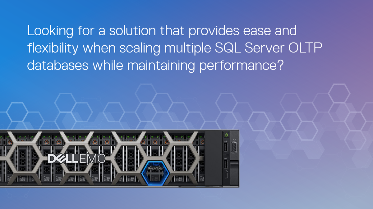 vmwarevsan's tweet photo. Looking for a solution that provides ease &amp; flexibility when scaling multiple #SQLServer 2019 #OLTP databases while maintaining performance? #DellEMC #vSAN #ReadyNodes can deliver! Learn how: https://t.co/aGEQxlfmt6 https://t.co/Tzo8jCUgsb