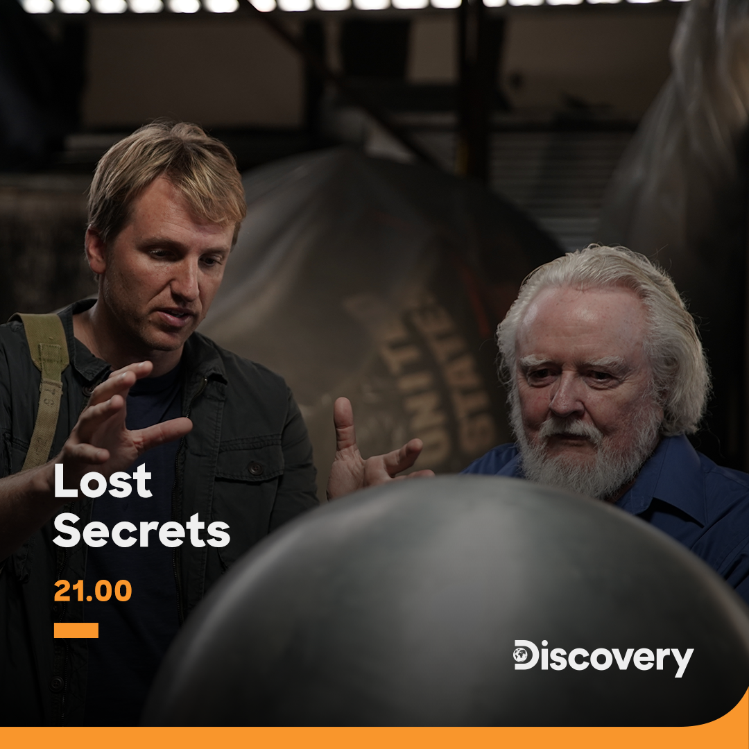 DiscoveryPT's tweet photo. Terá sido levada a cabo uma missão secreta para enviar armas para o espaço? Justin Jampol investiga tudo esta noite pelas 21h, em #LostSecrets, no #Discovery. Não percam. https://t.co/1A7Nq8IXfi