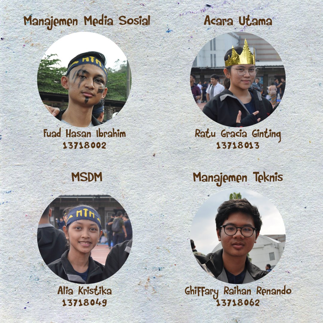 wisudamtmitb's tweet photo. 🎖[BEST STAFF PANITIA WISUDA JULI MTM ITB 2020]🎖

Apresiasi untuk seluruh panitia Wisuda Juli MTM ITB 2020 yang telah merampungkan tugasnya dan selamat kepada Bro Sis yang  menjadi best staff di divisi masing-masing

See you next time..
#MagnificentWisjul
#WisjulMTM2020
#MTMITB https://t.co/NoFrXJ9yCF