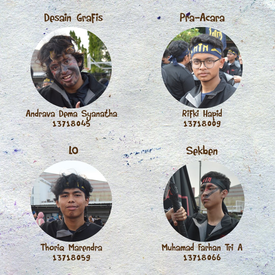 wisudamtmitb's tweet photo. 🎖[BEST STAFF PANITIA WISUDA JULI MTM ITB 2020]🎖

Apresiasi untuk seluruh panitia Wisuda Juli MTM ITB 2020 yang telah merampungkan tugasnya dan selamat kepada Bro Sis yang  menjadi best staff di divisi masing-masing

See you next time..
#MagnificentWisjul
#WisjulMTM2020
#MTMITB https://t.co/NoFrXJ9yCF