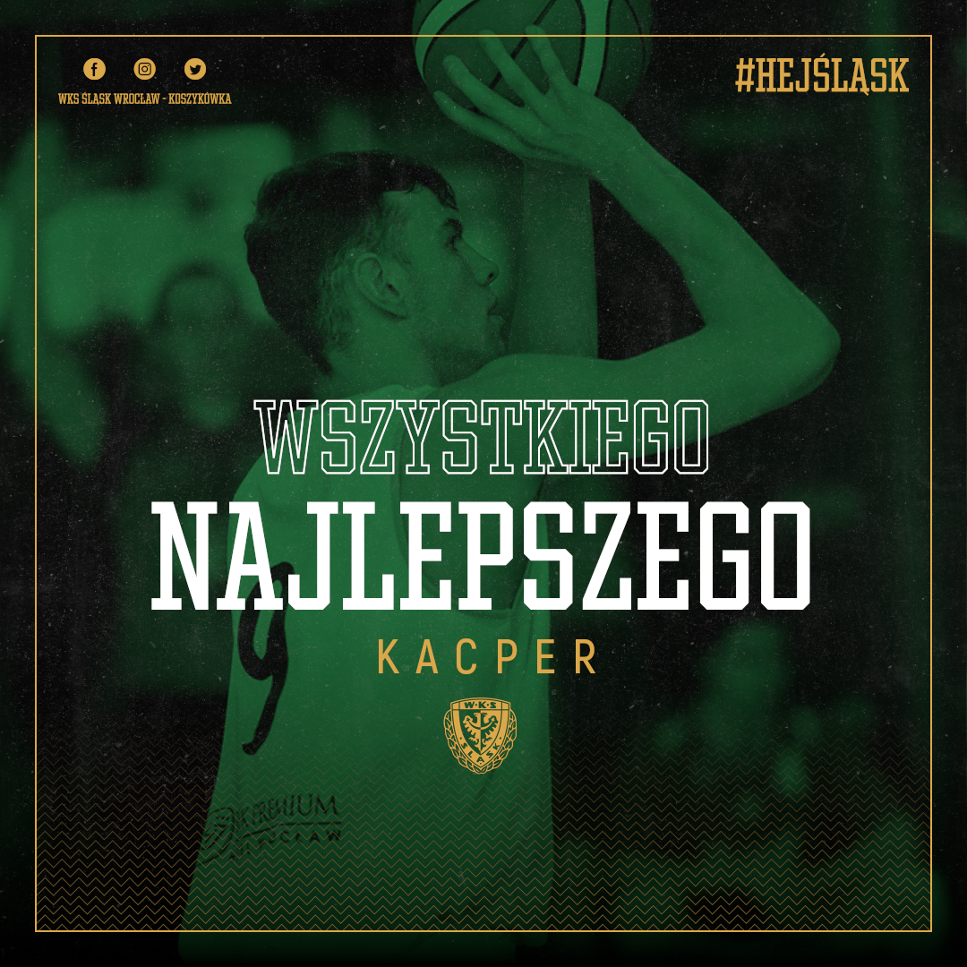 WKS_SlaskBasket's tweet photo. 24 lipca urodziny obchodzi także Kacper Marchewka, który kończy dziś 1⃣8⃣ lat! 🎉

Kacprowi życzymy dużo zdrowia, kolejnych medali w rozgrywkach młodzieżowych, udanego sezonu w 1. Lidze i rychłego debiutu w @PLKpl! Wszystkiego najlepszego, @K9Marchewka! 🎂

#HejŚląsk #plkpl https://t.co/QWALqmrT79