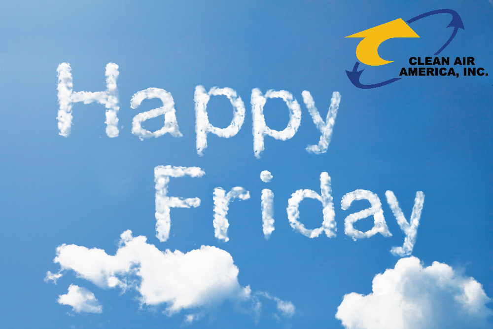 CleanAirMedia's tweet image. Fridays are HAPPY days - we hope your Friday is fantastic! If you haven't decided on which Clean Air America welding smoke filtration equipment is right for your lab or plant, TODAY is the best day to call - 866.665.1829, clean-air.com - #choosecleanair #madeintheusa