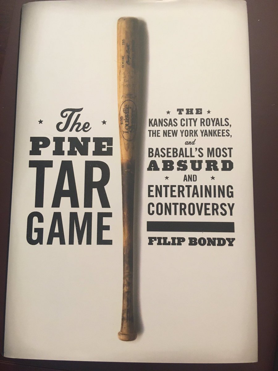 Suggestion for July 24 ... The Pine Tar Game: The Kansas City Royals, the New York Yankees and Baseball’s Most Absurd and Entertaining Controversy (2015) by Filip Bondy.