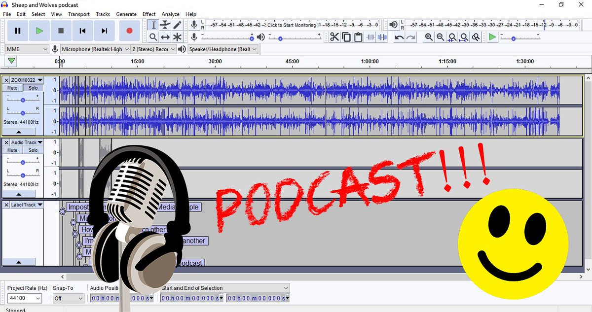 Breaking for lunch time!🥪

But we've had a super fun morning here, #editing the latest 🍿Popcorn Dust #podcast🎙️! Can't wait to talk #AnimationIndustry 🖌️ and #WolvesAndSheep. 🐺🐑

🤓🐦

#StartingABusiness #Media #MediaBusiness #ContentCreator