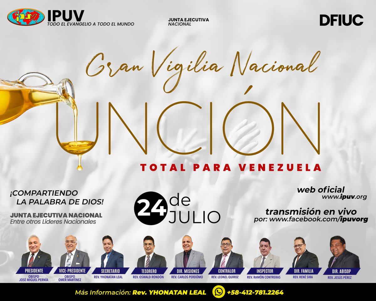 ipuvorg's tweet photo. ¡GRAN VIGILIA NACIONAL! #UnciónTotalParaVenezuela https://t.co/JfSXUwcBkN